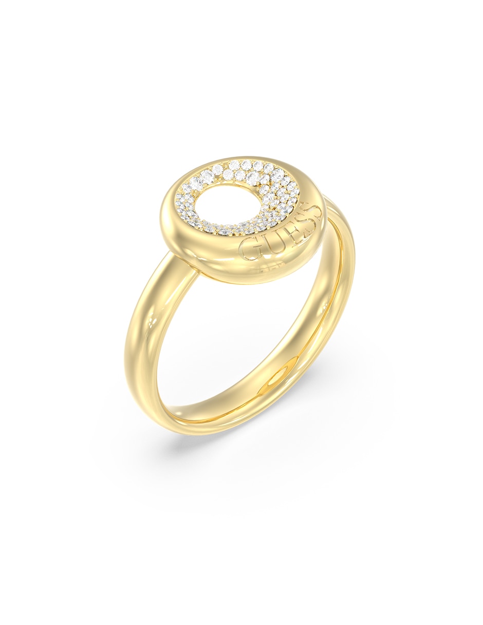 Anillo redondo Moon Drops circonita pavé Anillo redondo Moon Drops circonita pavé