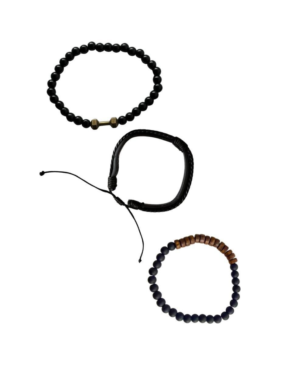 Collar y pulsera circular