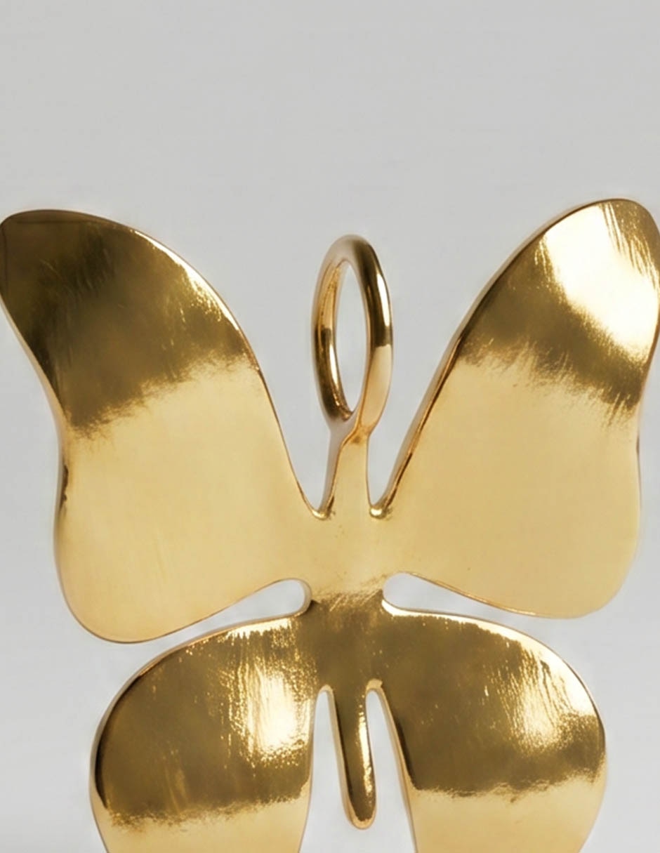 Charm de mariposa papilio 18 k
