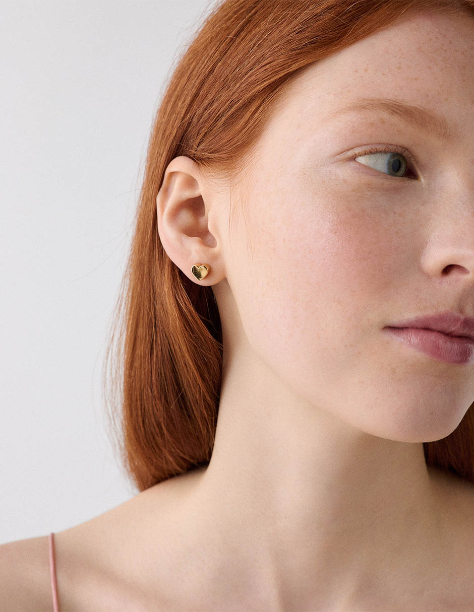 Aretes cortos New York acabado pulido 3