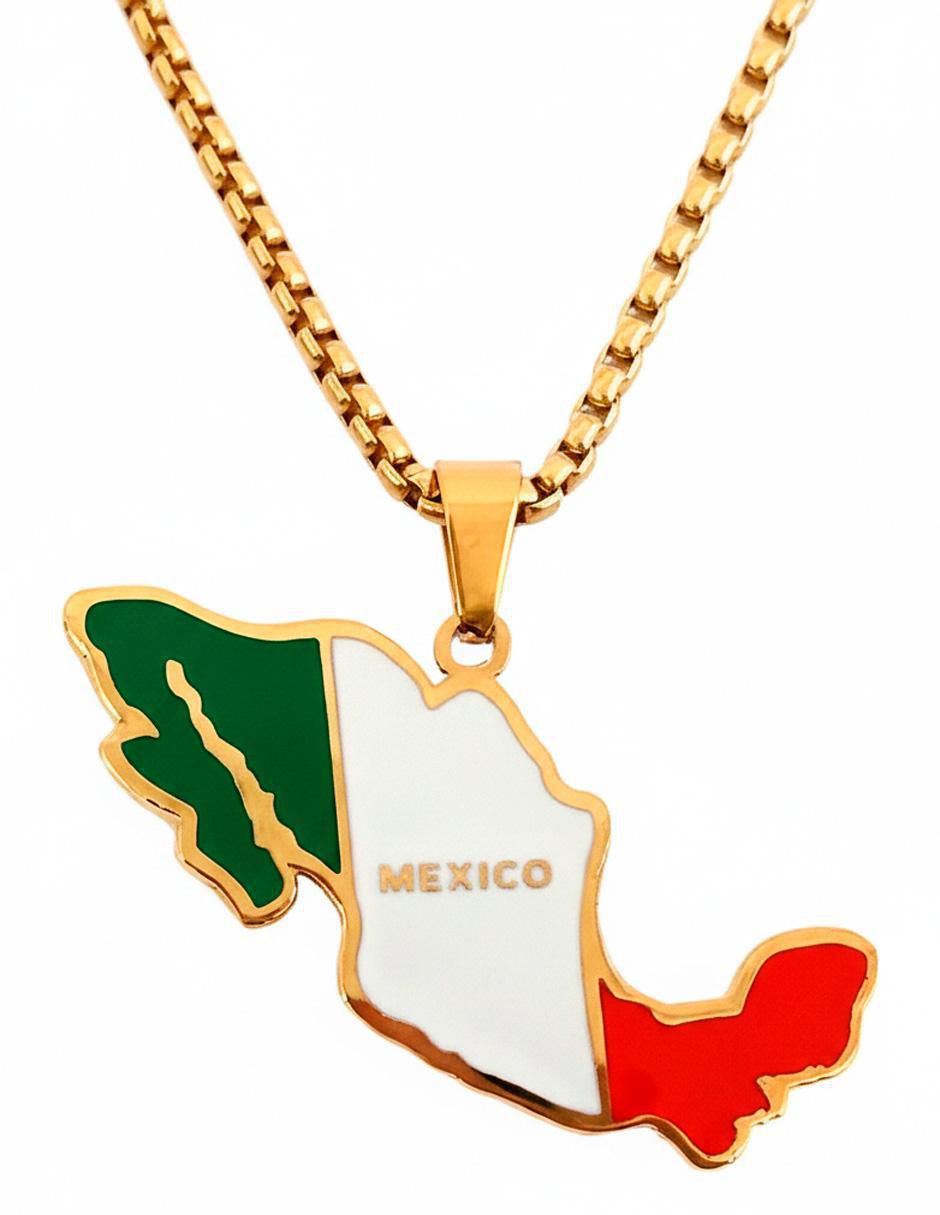 Collar con dije México Querido Collar con dije México Querido