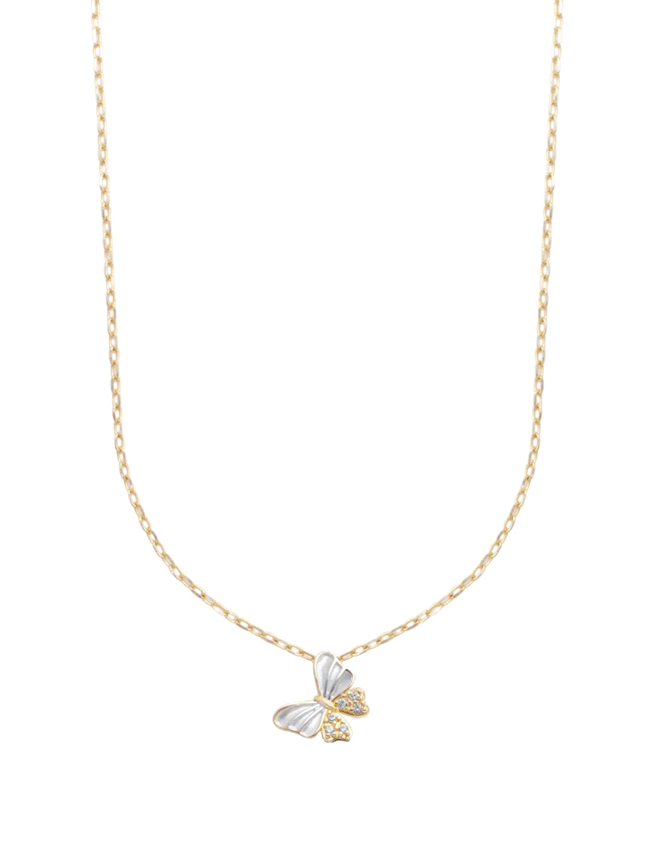 Collar de mariposa mariposa.925 de plata p 925