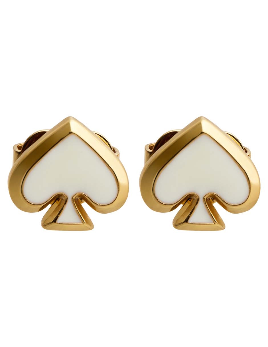 Aretes cortos con acabado brillante 1