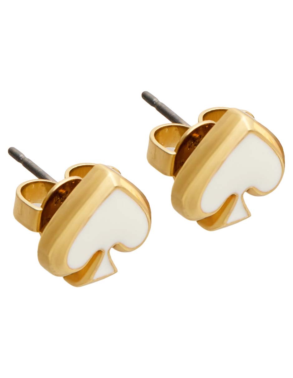 Aretes cortos con acabado brillante 2