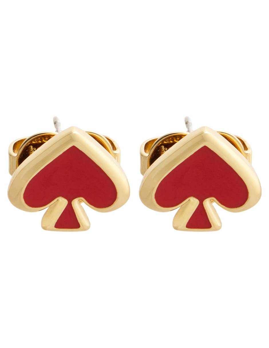 Aretes cortos con acabado brillante 1