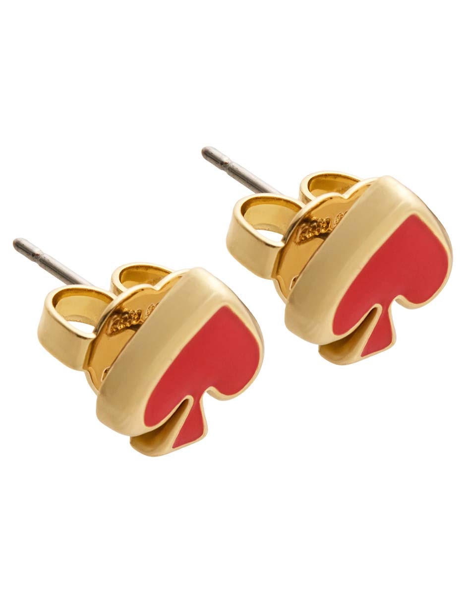 Aretes cortos con acabado brillante 2