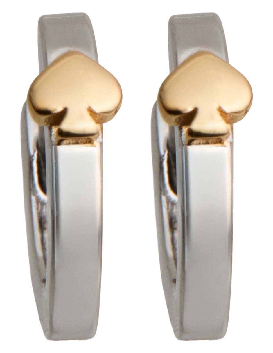 Aretes cortos con acabado brillante 1