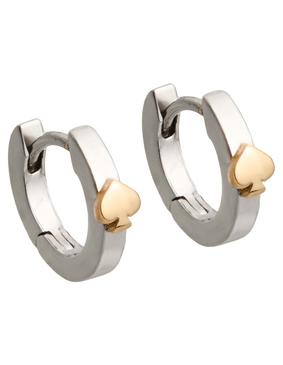 Aretes cortos con acabado brillante 2
