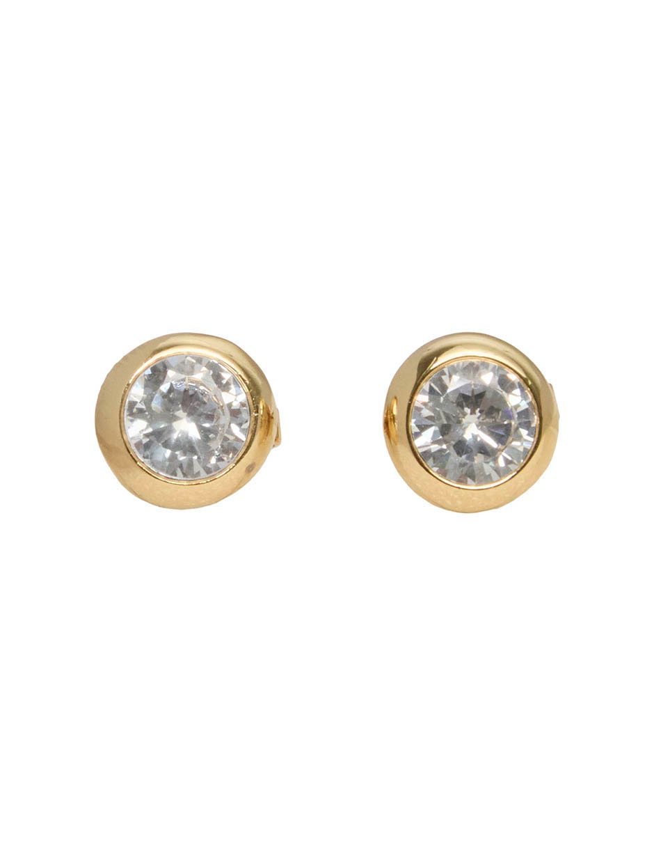 Aretes cortos con acabado brillante 1