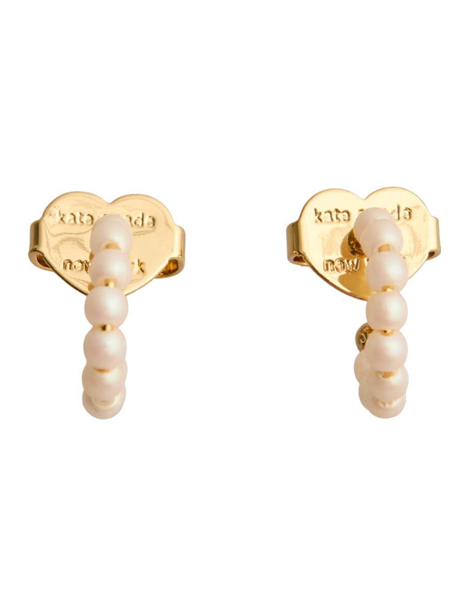 Aretes con acabado baño de oro 12 k 1