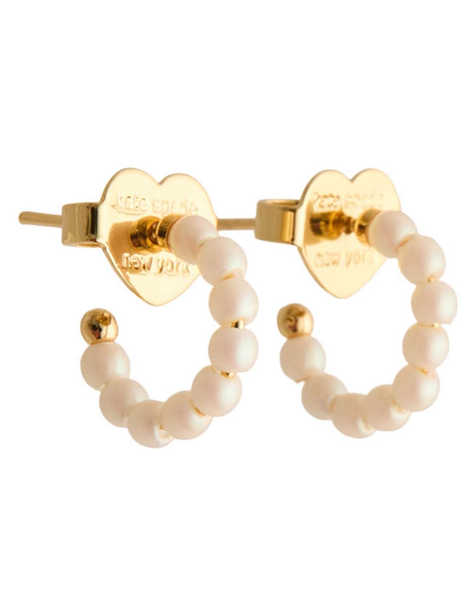 Aretes con acabado baño de oro 12 k 2