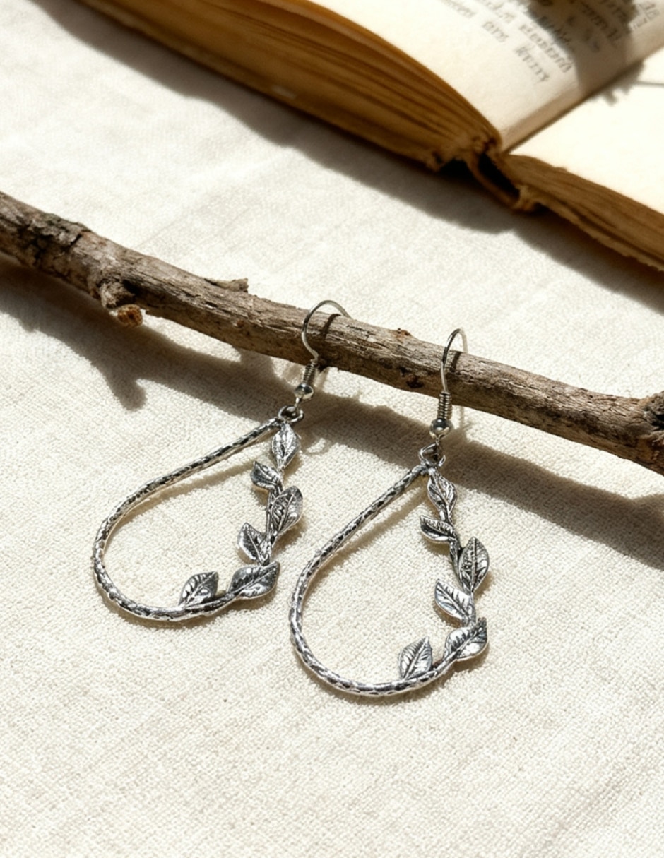 Aretes largos de gota 7