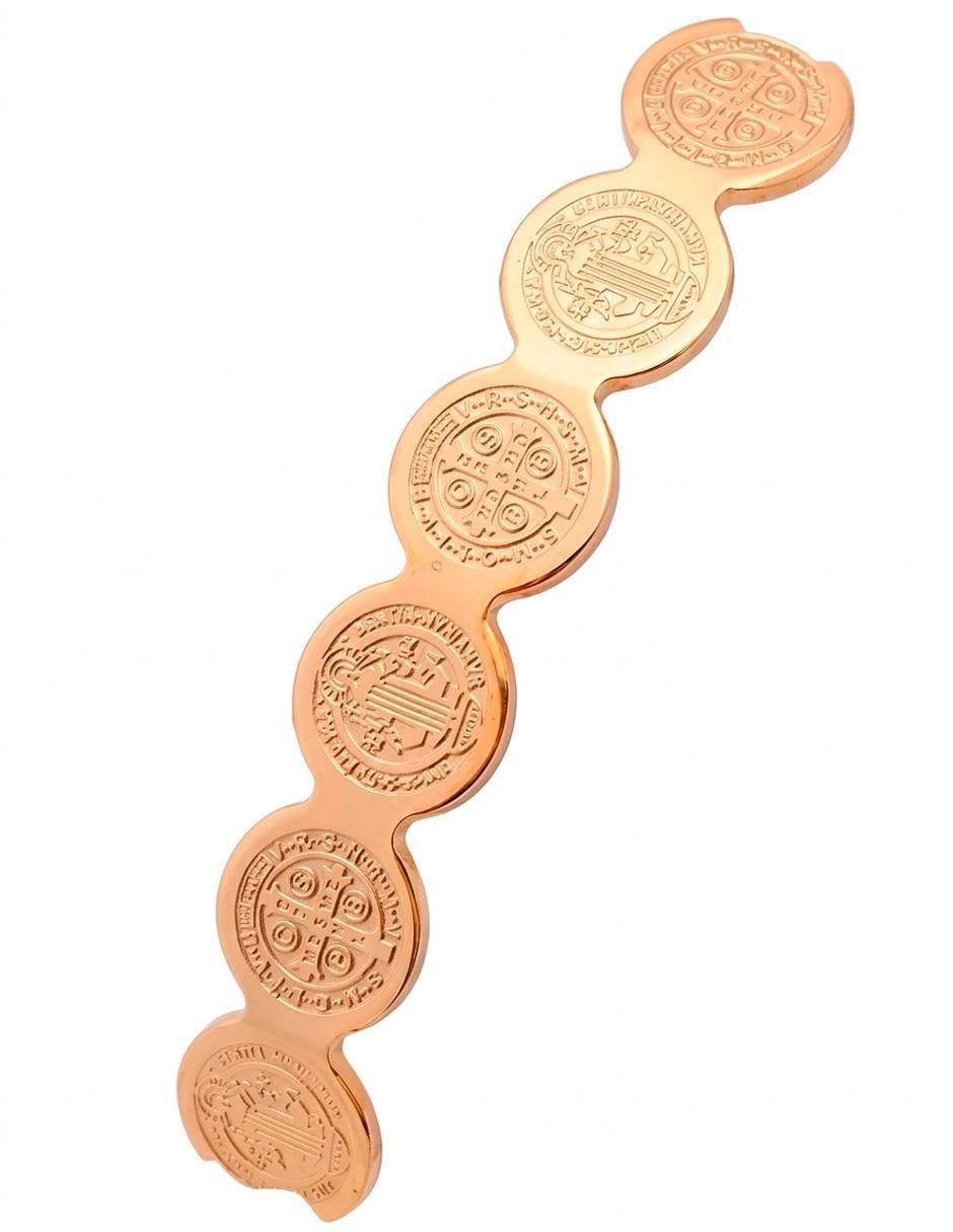 Brazalete de oro laminado con 18 K acabado brillante 2