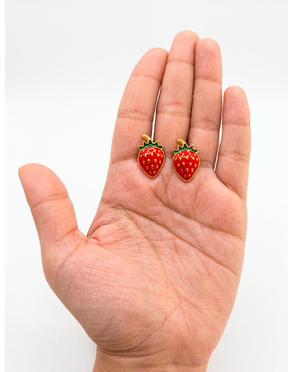 Aretes con acabado esmaltado 5