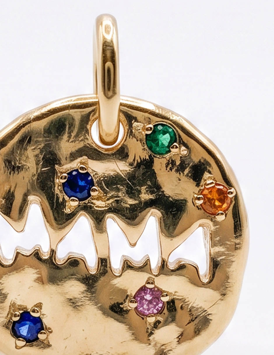 Dije 18 k circonita