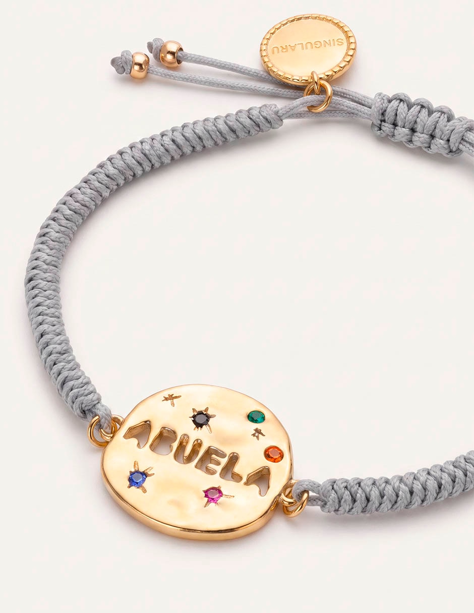 Pulsera con acabado baño de oro 18 k