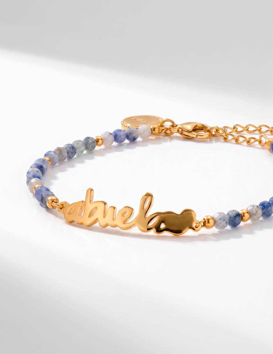 Pulsera con acabado baño de oro 18 k 3