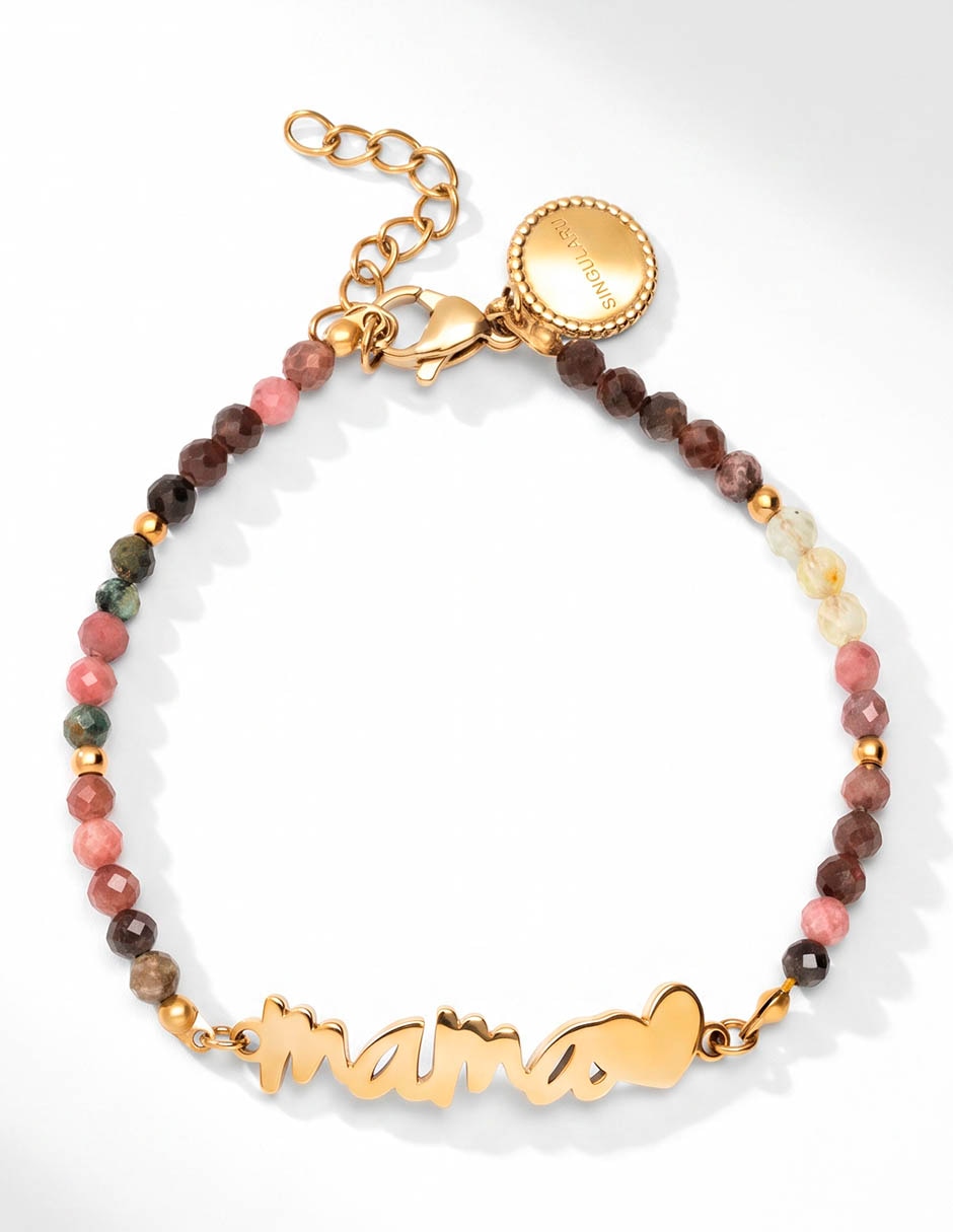 Pulsera con acabado baño de oro 18 k 1