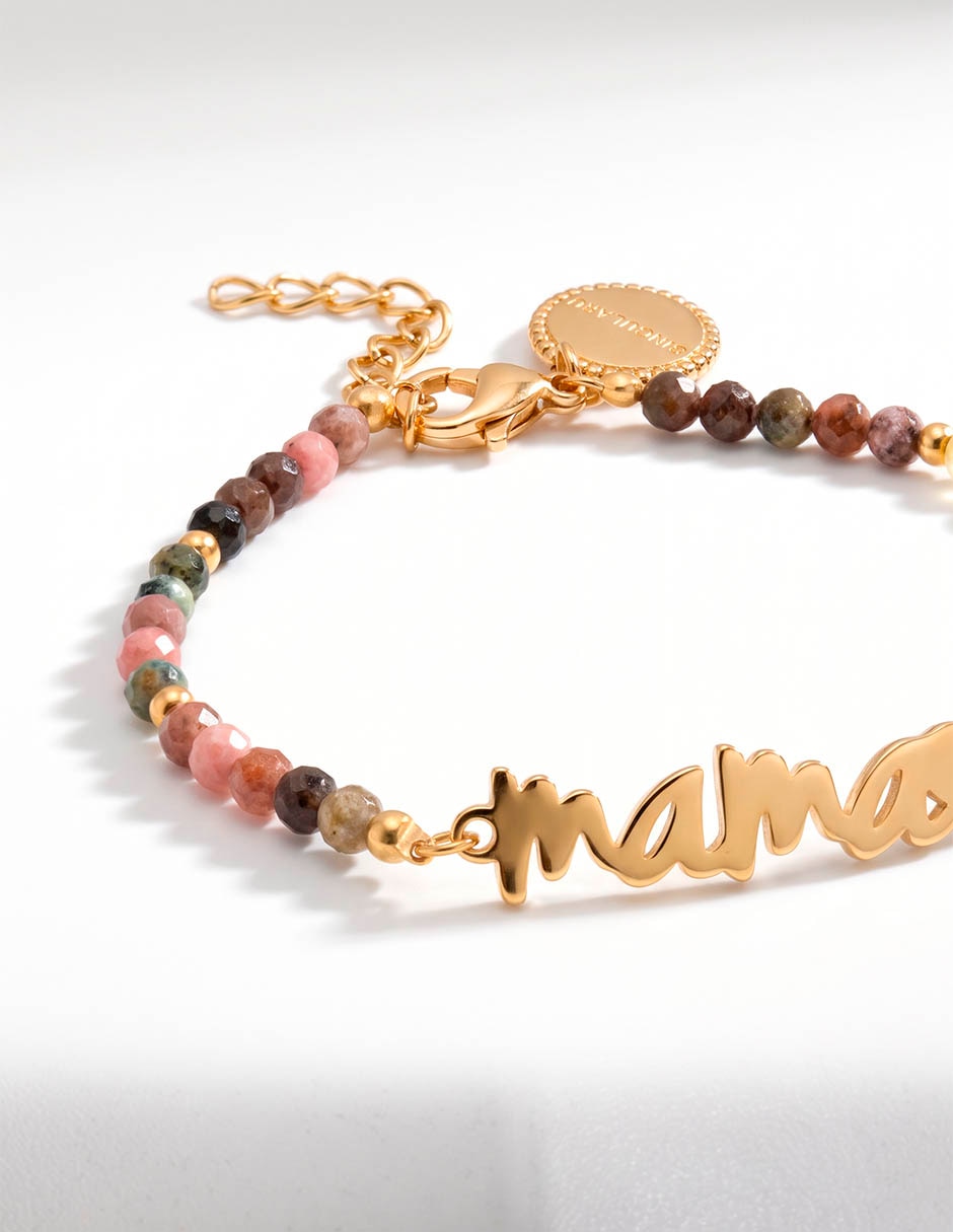 Pulsera con acabado baño de oro 18 k 3