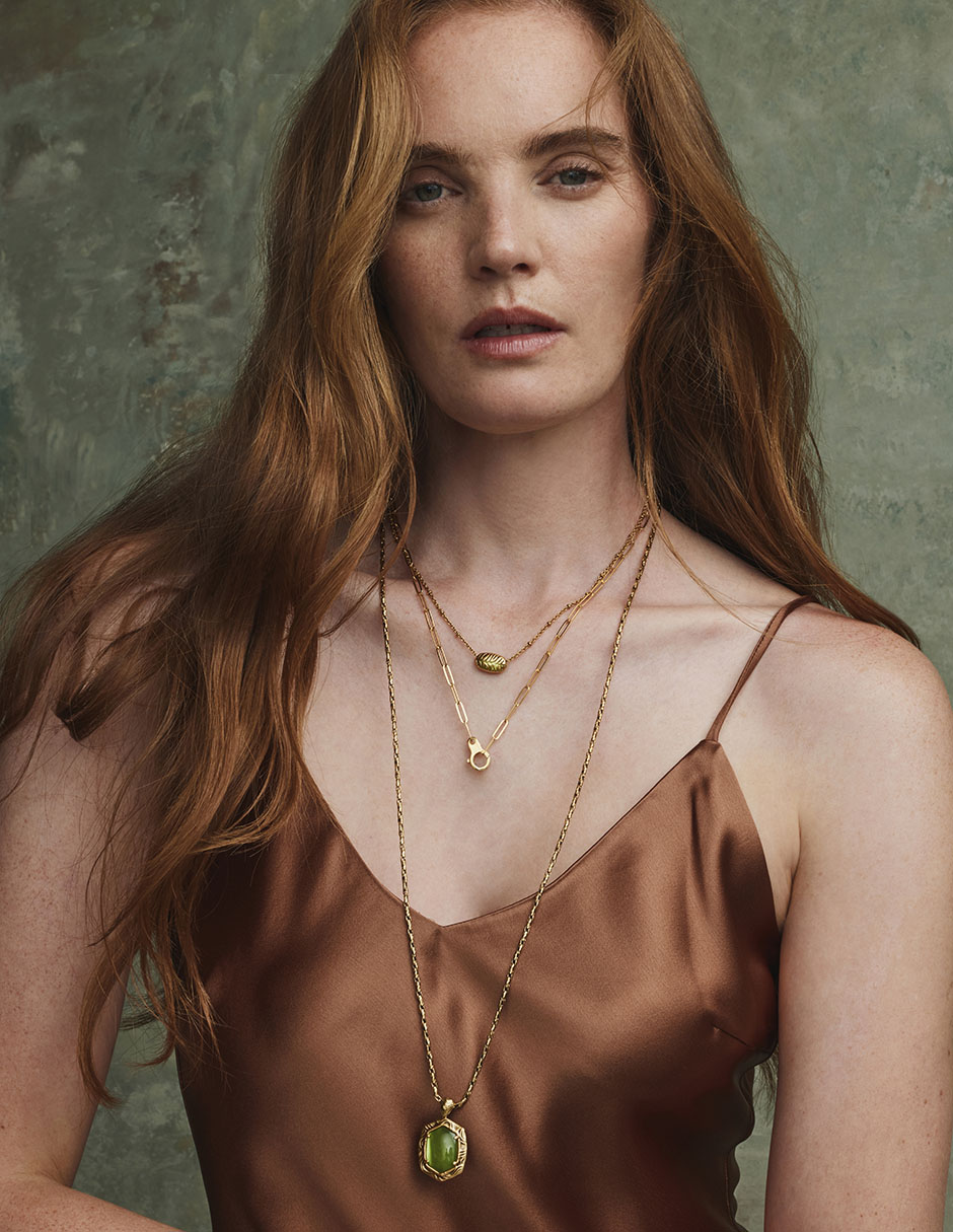 Collar Daphne baño de oro 14 K 7