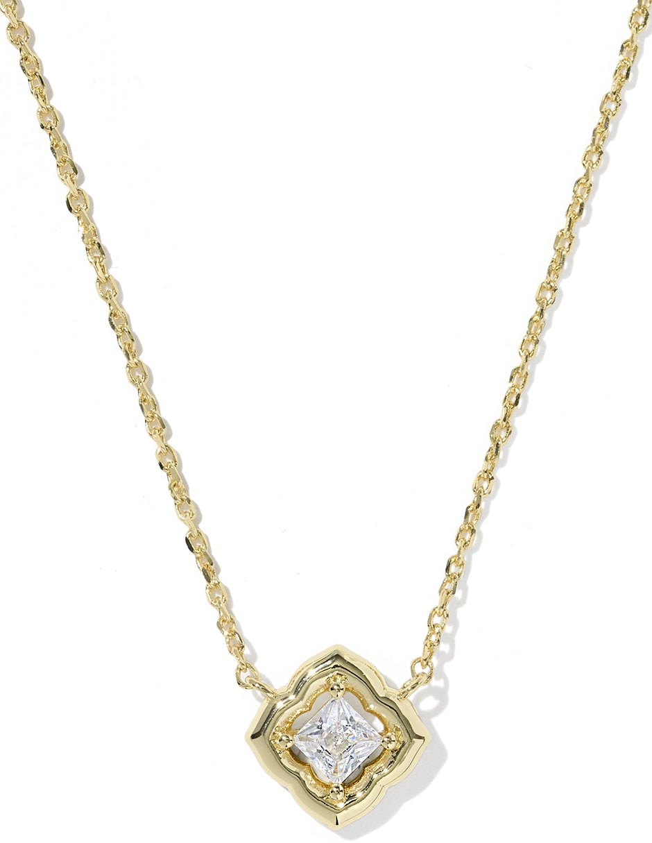 Collar de trebol de 14 k