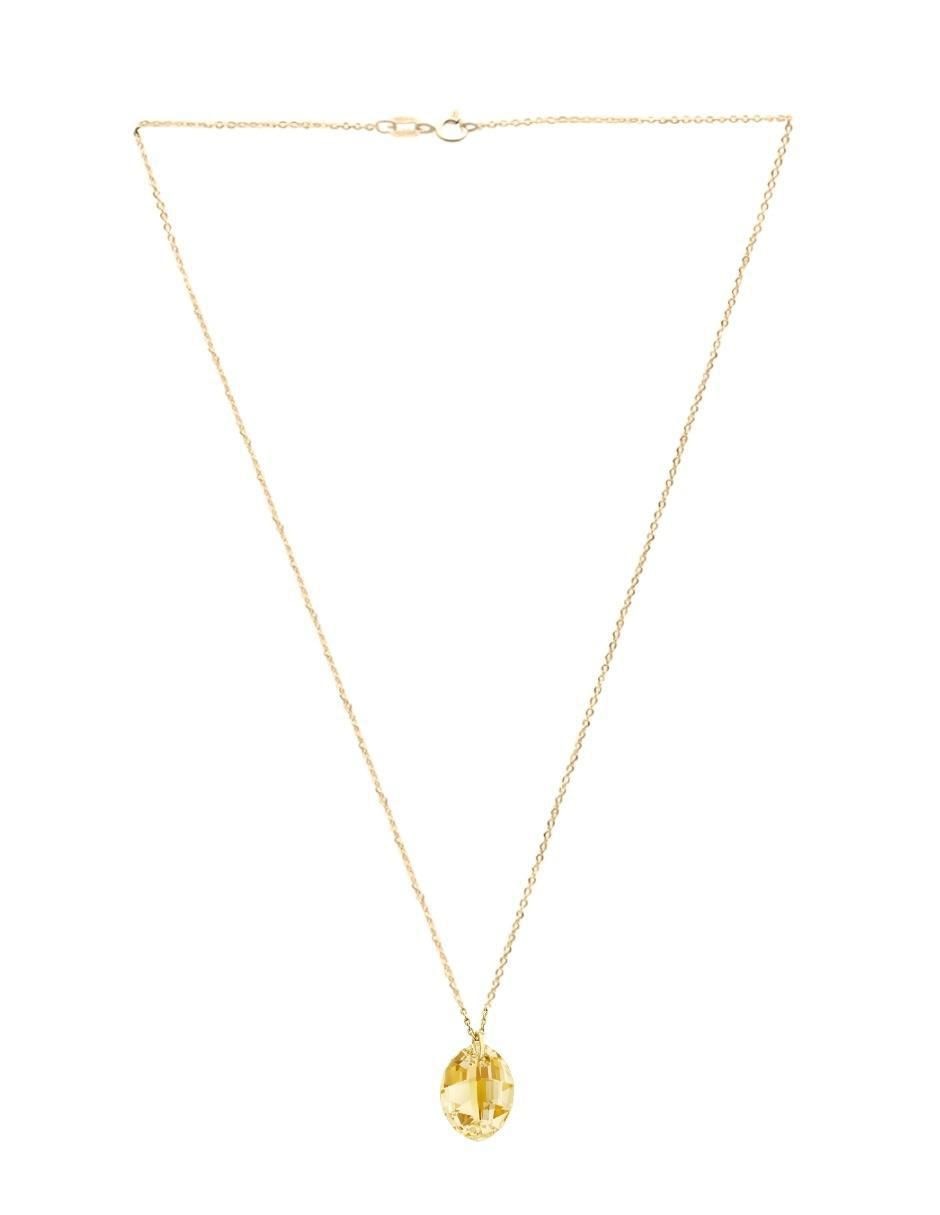 Aretes y collar ovalado Aurore 18 k cristal 6