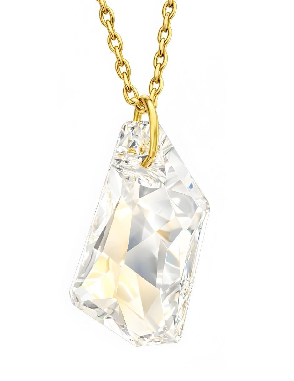 Aretes y collar Aurore 18 k cristal 2