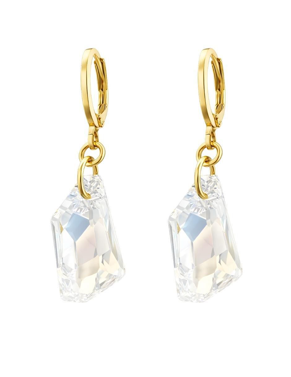 Aretes y collar Aurore 18 k cristal 4