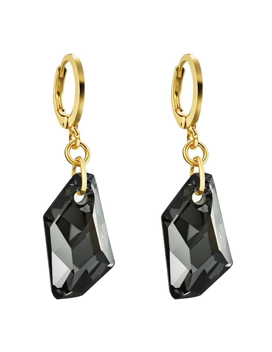 Aretes y collar Aurore 18 k cristal 3