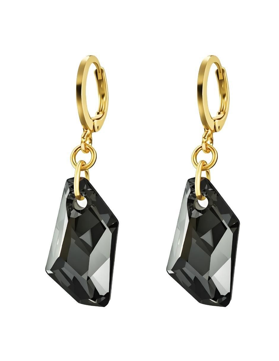 Aretes y collar Aurore 18 k cristal 4