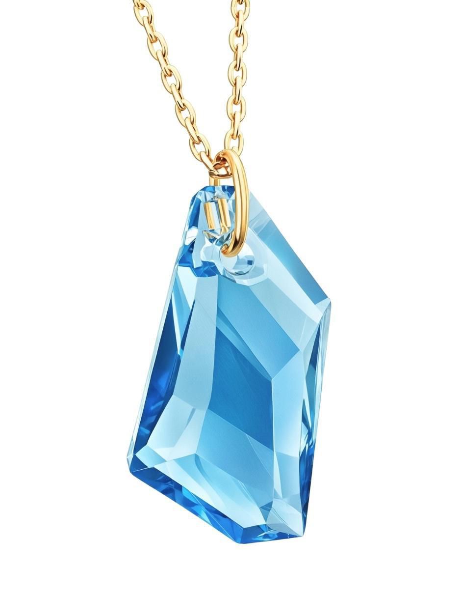 Aretes y collar Aurore 18 k cristal 2