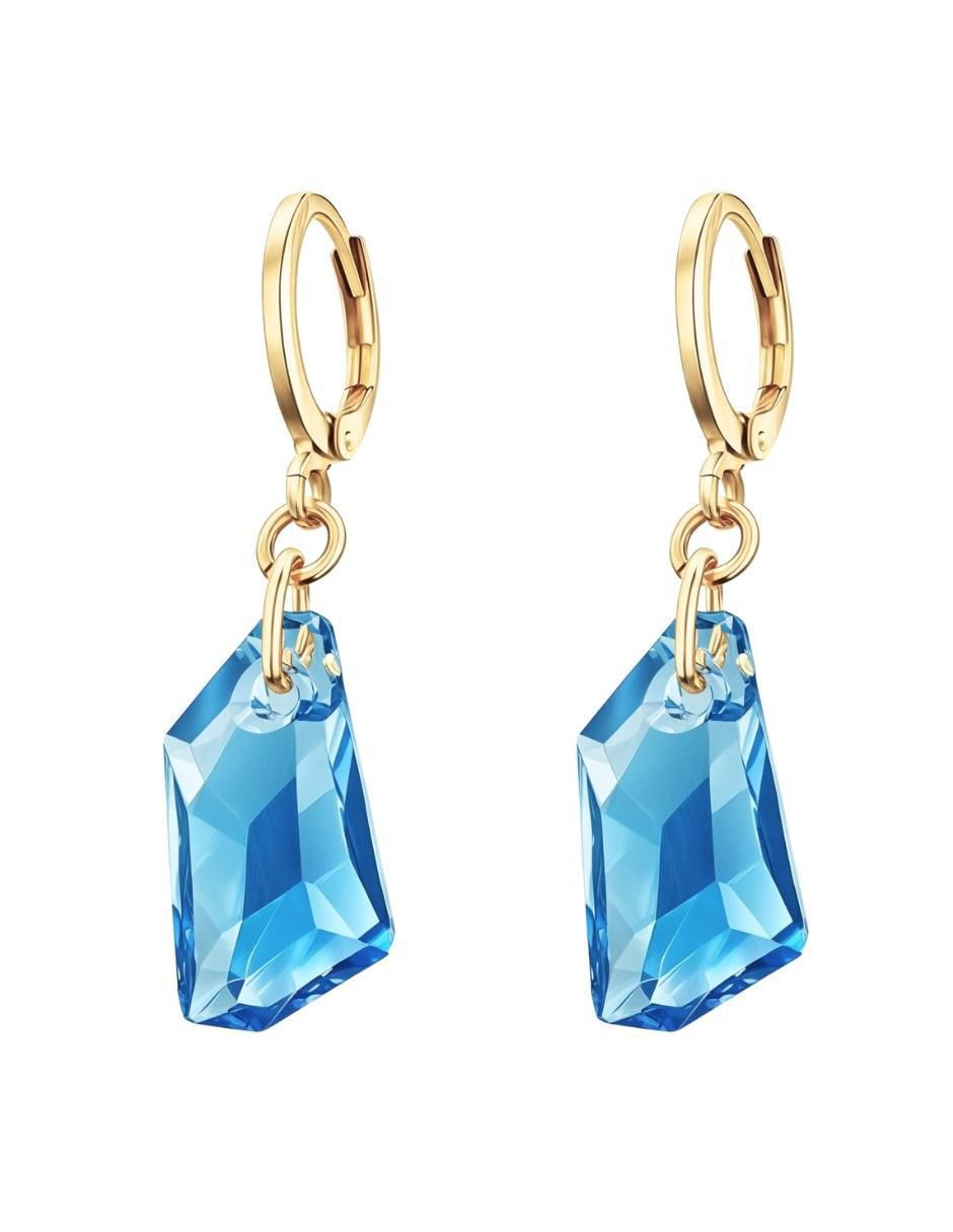 Aretes y collar Aurore 18 k cristal 4