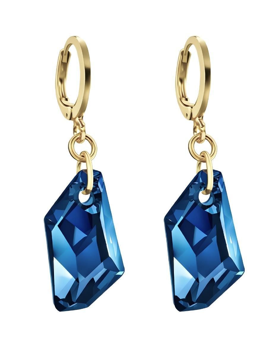 Aretes y collar Aurore 18 k cristal 3