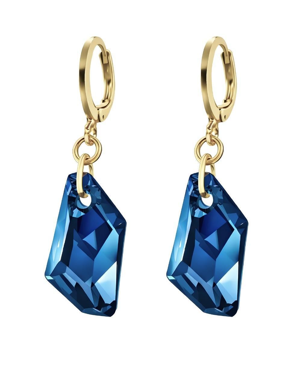 Aretes y collar Aurore 18 k cristal 4