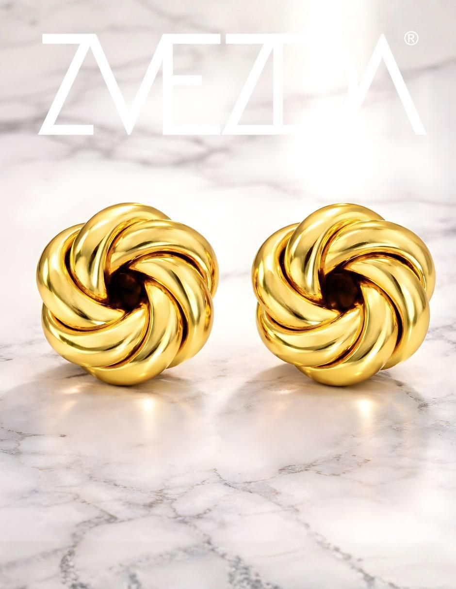 Broqueles "de (si aplica)" diferentes diseños no aplica aurore "de" metal 18 k "con acabado" baño de oro sin gema 3