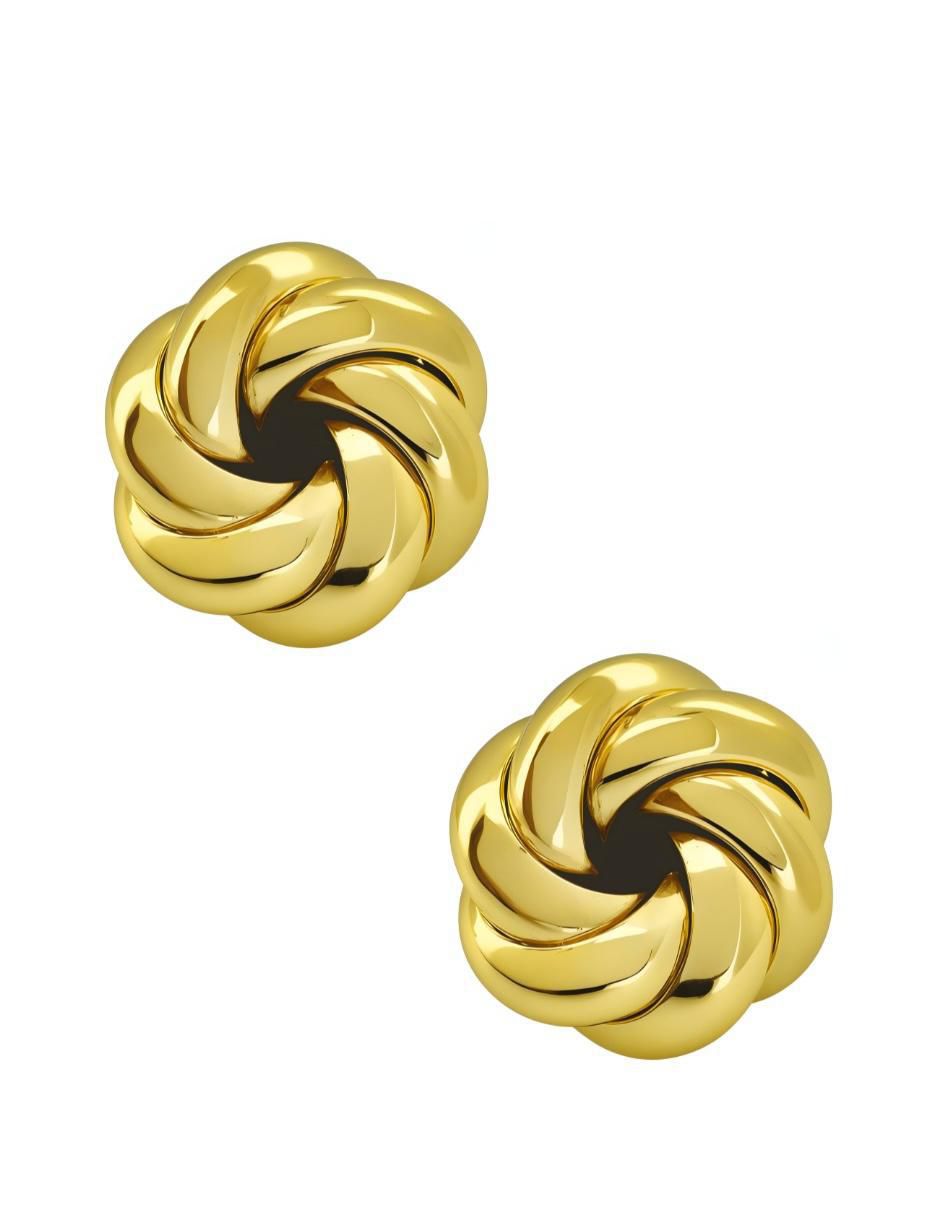 Broqueles "de (si aplica)" diferentes diseños no aplica aurore "de" metal 18 k "con acabado" baño de oro sin gema 4