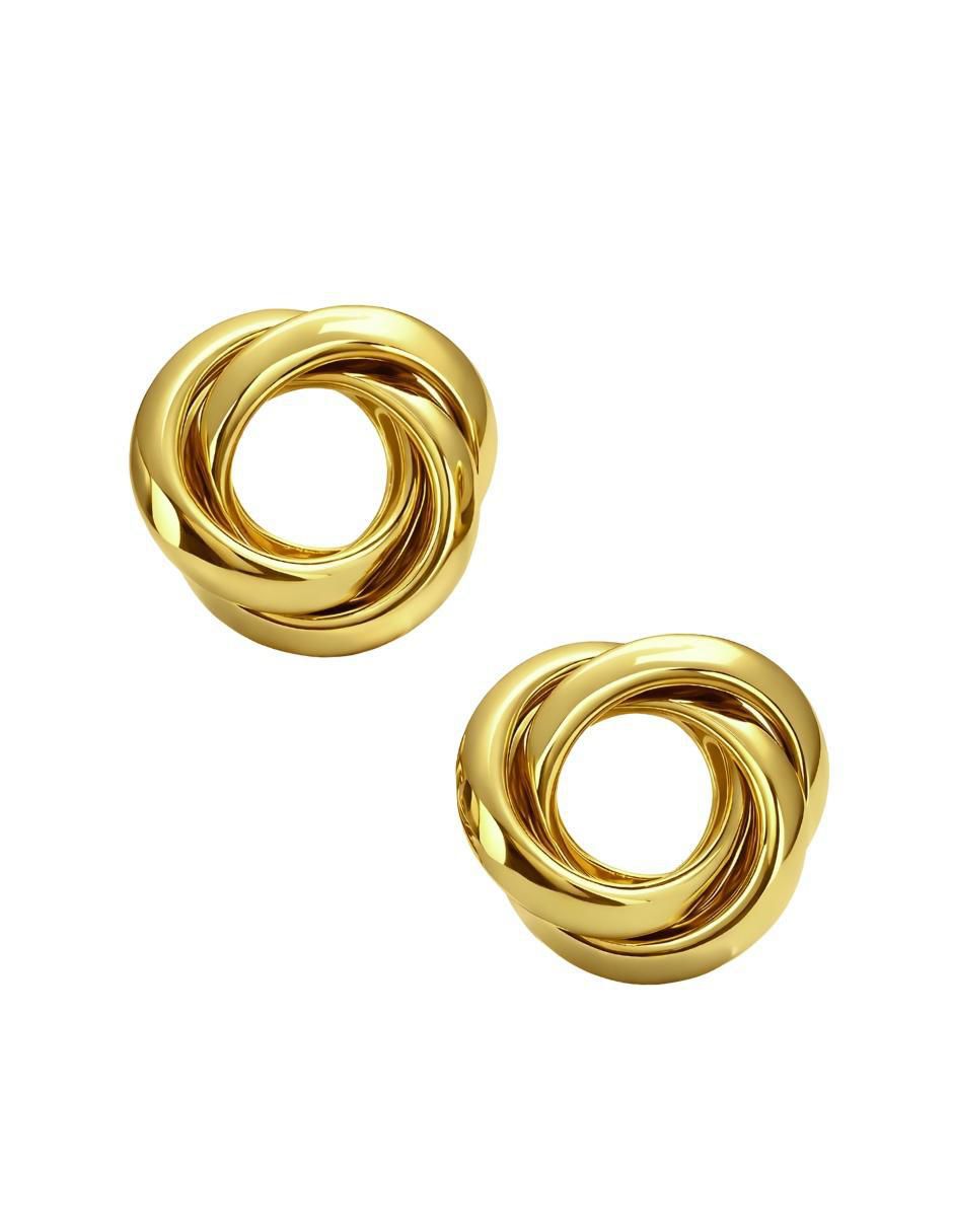 Broqueles Zvezda Aurore con acabado chapa de oro 18 K