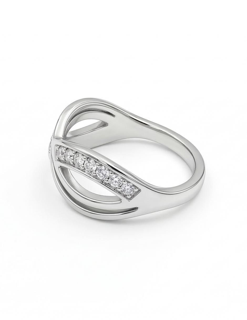 Anillo de infinito Ame Jewelry Glam pop fantasy circonita acabado brillante