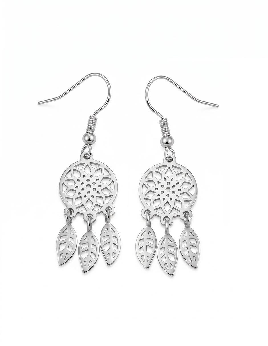 Arracadas de atrapasueños ame jewelry glam pop fantasy con acabado brillante