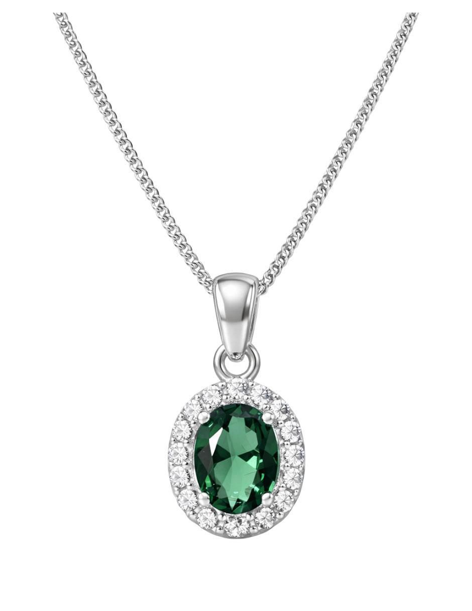 Collar con dije no aplica 'de (si aplica)' ovalado crixus joyeria sin colección 'de' plata p 925