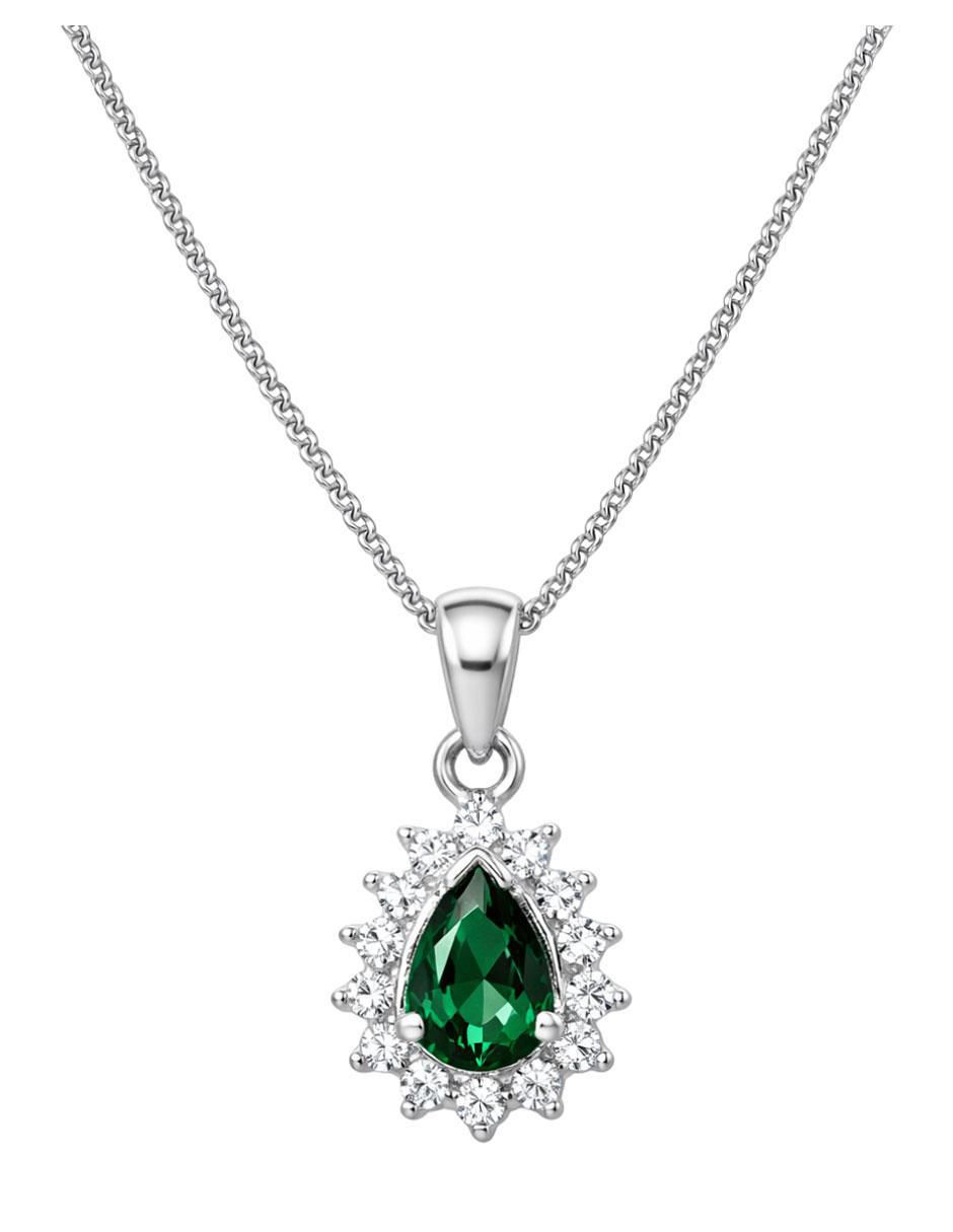 Collar con dije de gota Crixus Joyeria de plata P 925