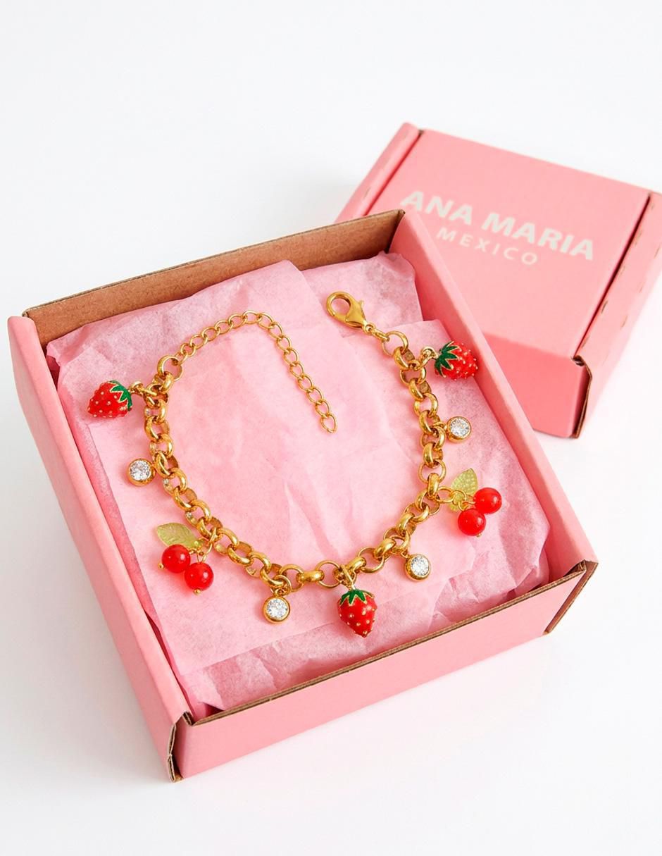 Pulsera Ana Maria Mexico Moda en Tendencia acabado brillante