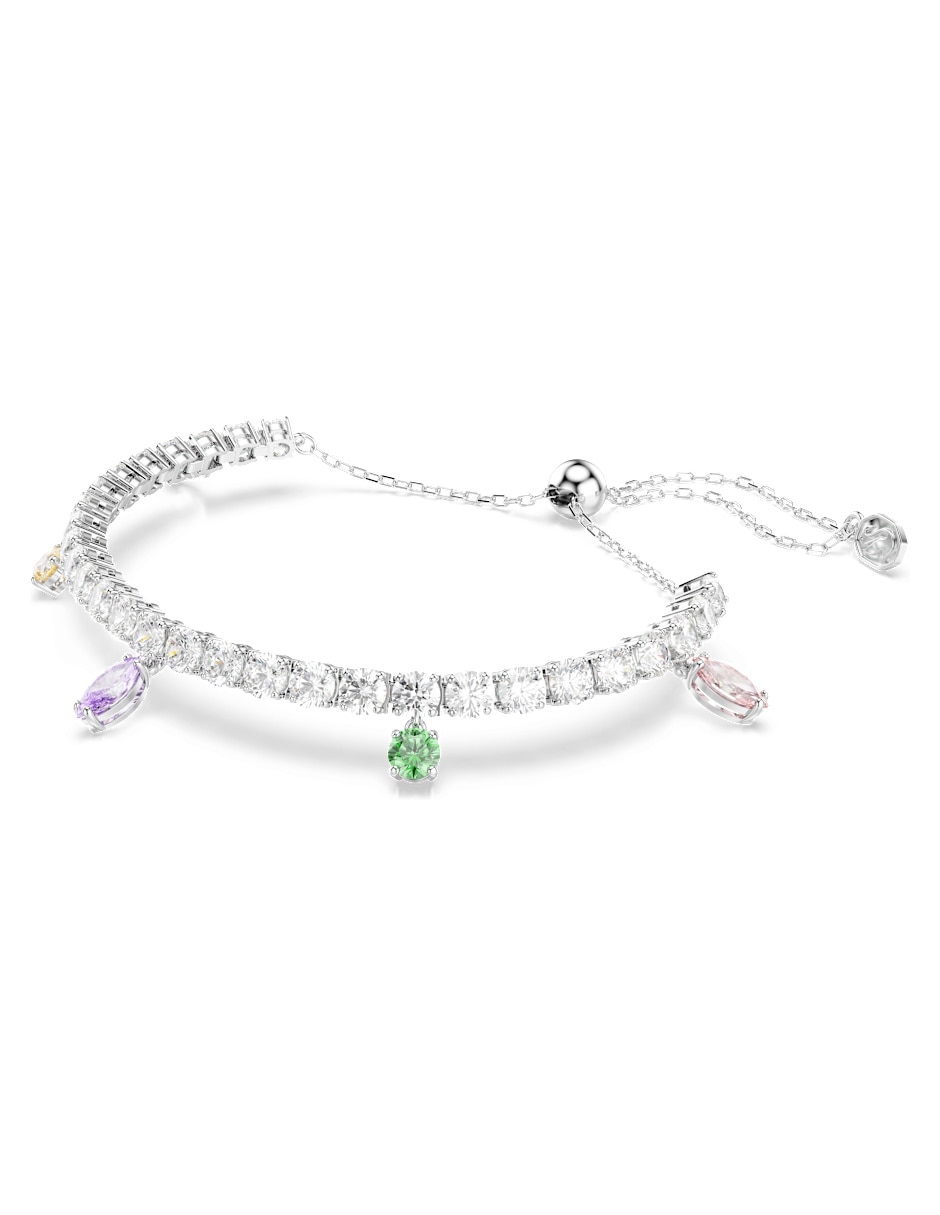 Pulsera swarovski de rodio 2026 capsule con acabado