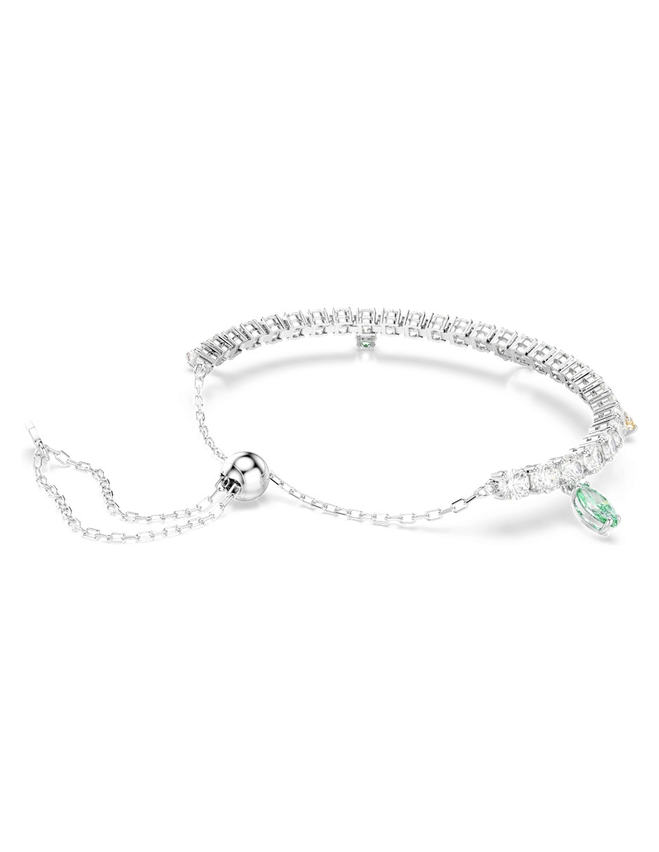 Pulsera swarovski de rodio 2026 capsule con acabado