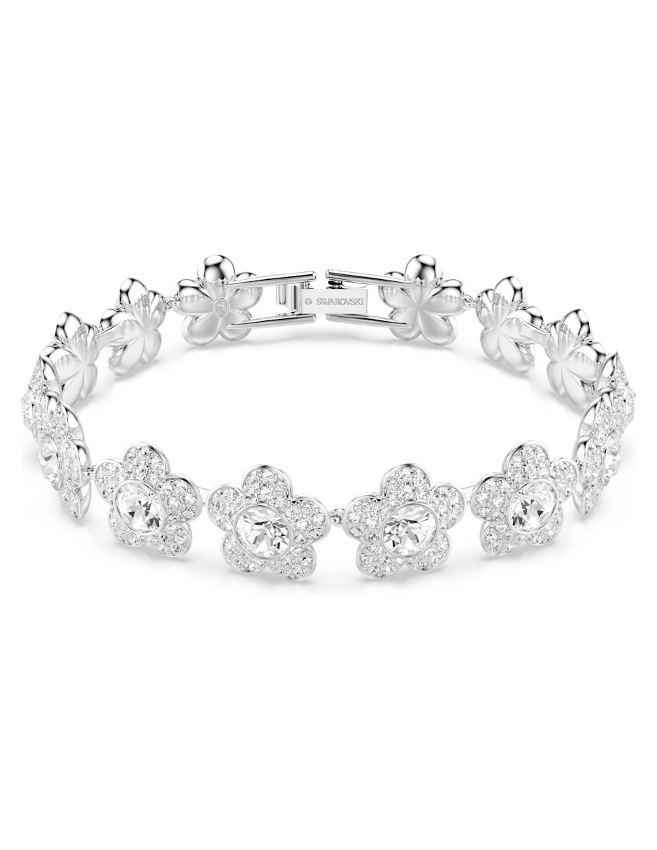 Pulsera swarovski de rodio 2026 capsule con acabado