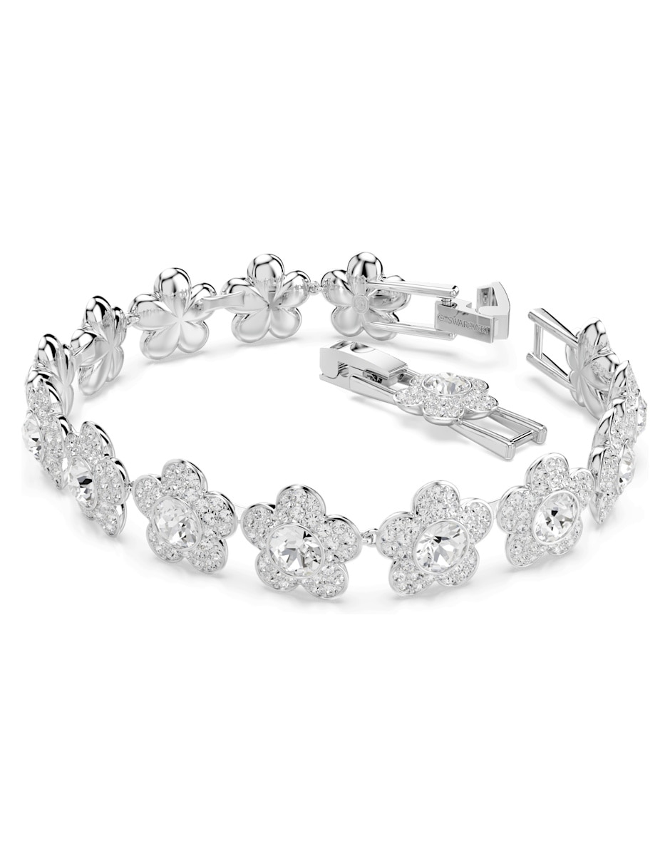 Pulsera swarovski de rodio 2026 capsule con acabado