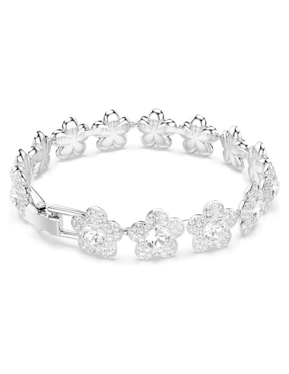 Pulsera swarovski de rodio 2026 capsule con acabado