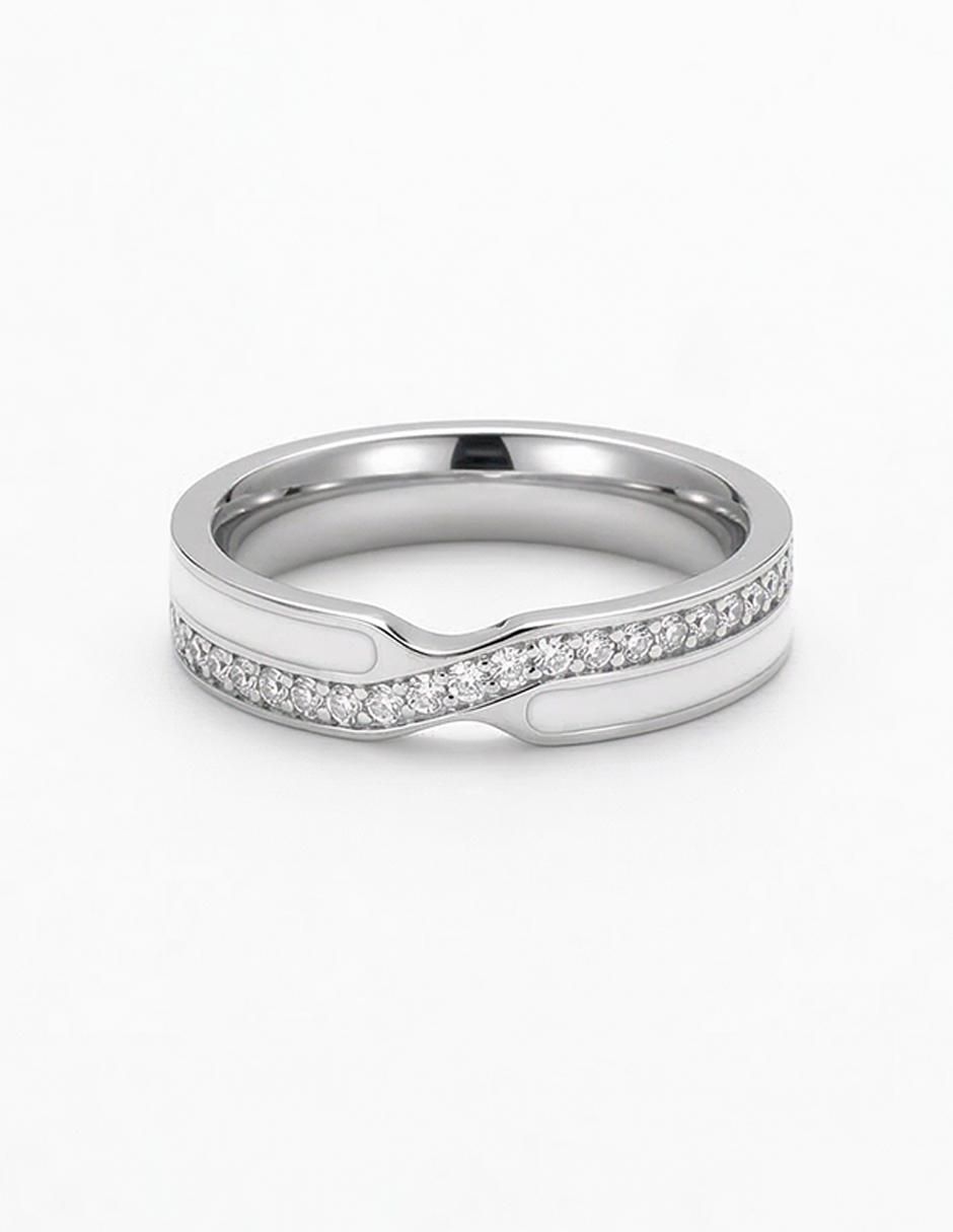 Anillo Glam Pop Fantasy circonita brillante