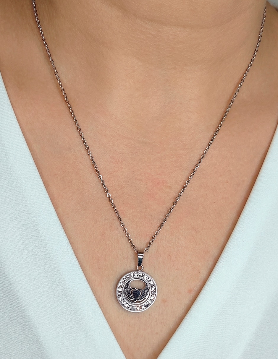 Collar con dije de corazón Ame Jewelry Glam Pop Fantasy