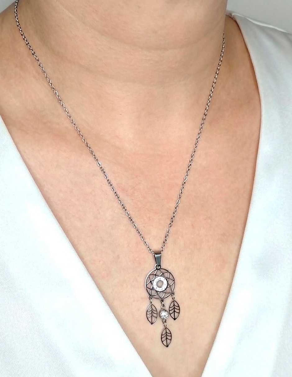 Collar con dije de atrapasueños Ame Jewelry Glam Pop Fantasy